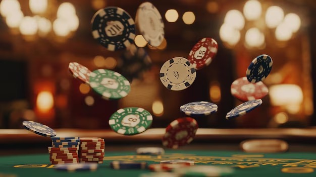Live roulette wheel and dealer
