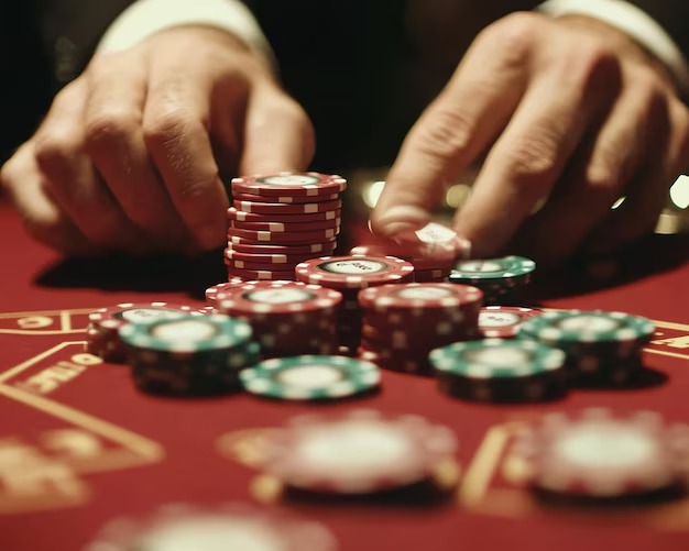Sic Bo dice roll display with betting layout and result posting